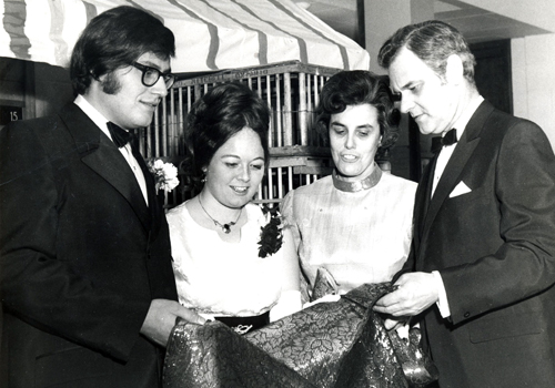 From left: Mario Finoro, Moira Bill Winegard