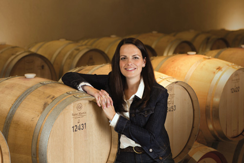 University of Guelph graduate Katie Dickieson is a winemaker at Peller Estates Winery.