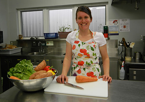 Jacquie Bull is the chef at the University of Guelph's Child Care and Learning Centre.